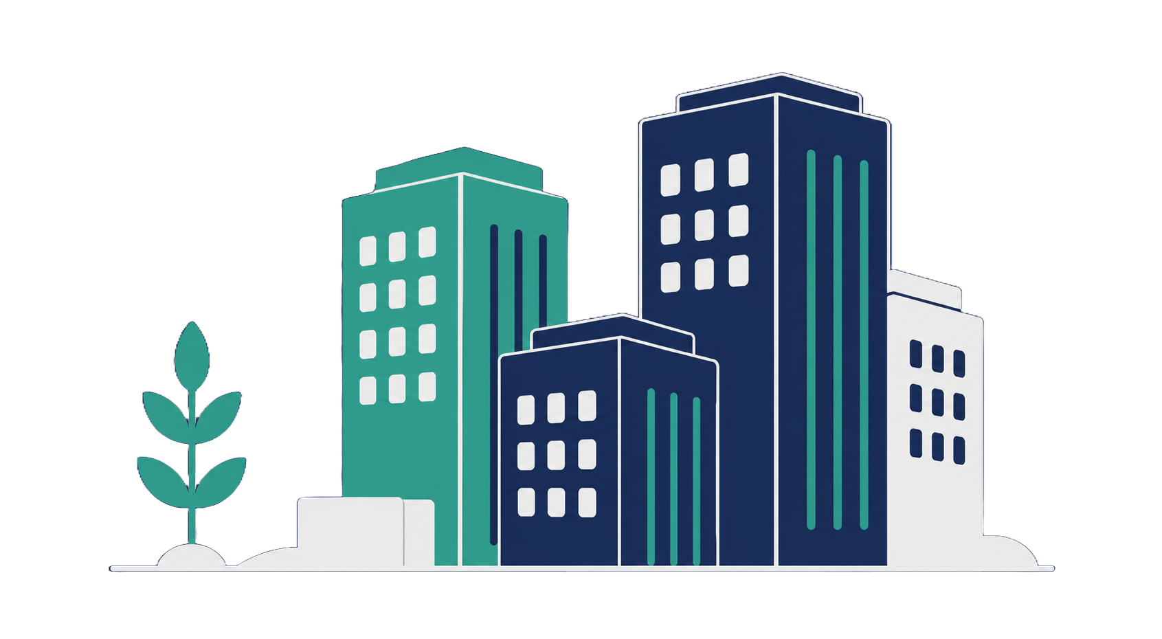 Business Buildings Decoration